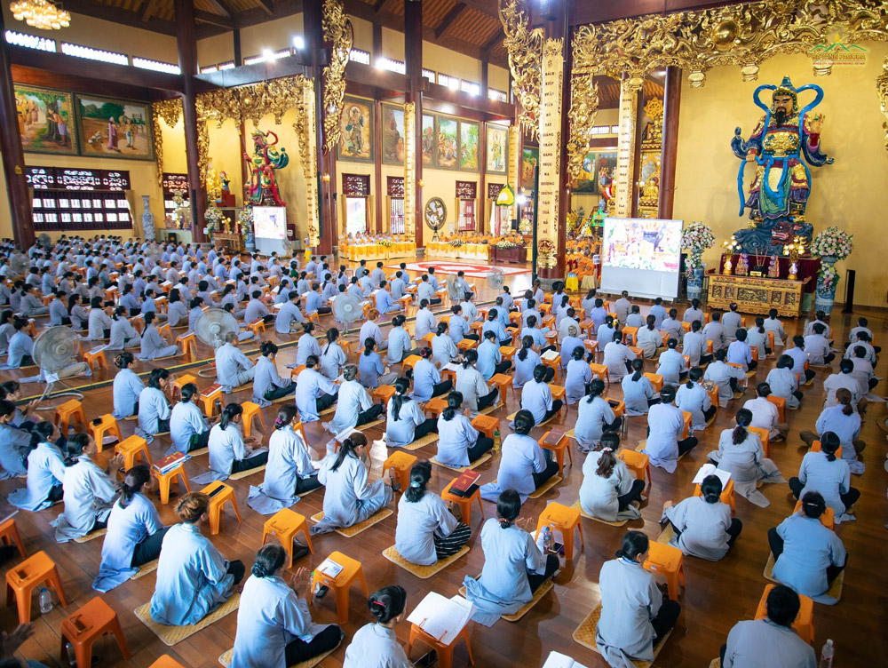 “Emperor Liang's Repentance Dharma Assembly is the assembly of the Bodhi vow.” — Thay Thich Truc Thai Minh