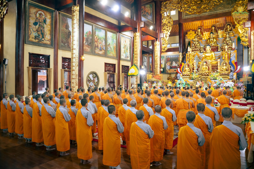 The opening ritual of Emperor Liang's Repentance Dharma assembly was held in a solemn atmosphere.