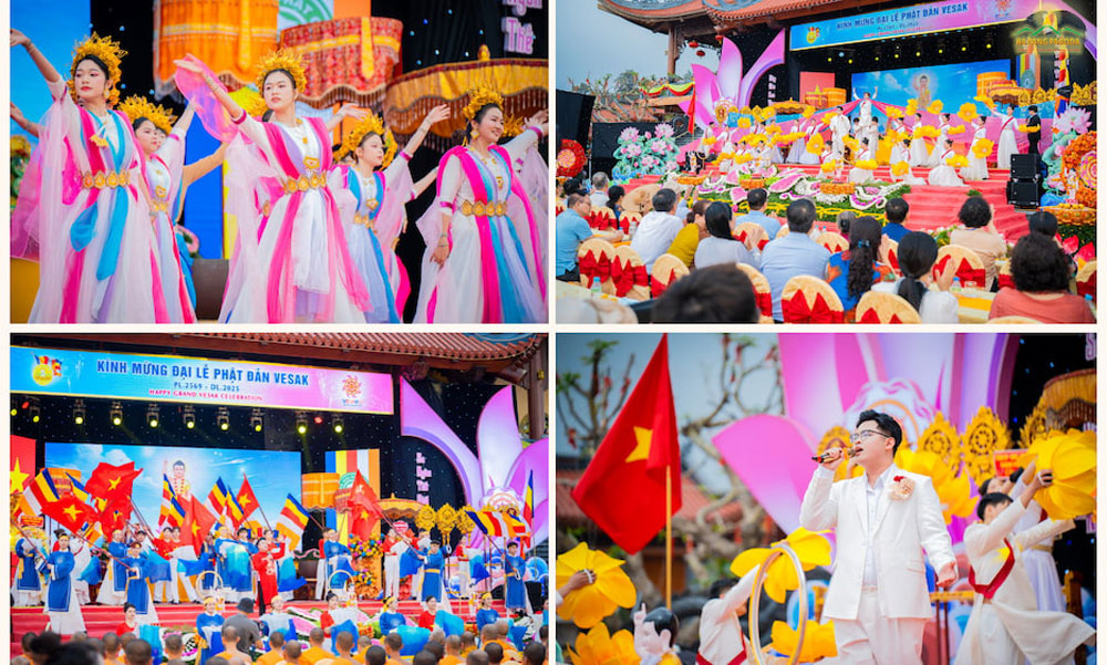 Art performances at the Grand Vesak Celebration left lasting impressions with their moving renditions by singers and performers
