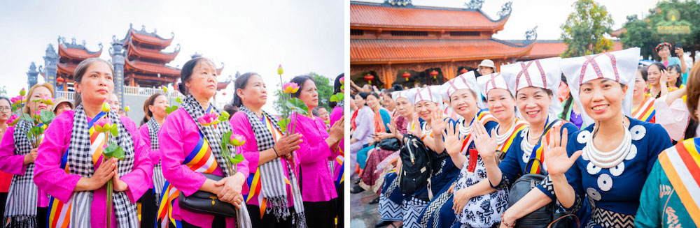 Buddhists joyfully and reverently gathered at Ba Vang Pagoda to attend the Grand Vesak Celebration (BE 2569 - CE 2025)