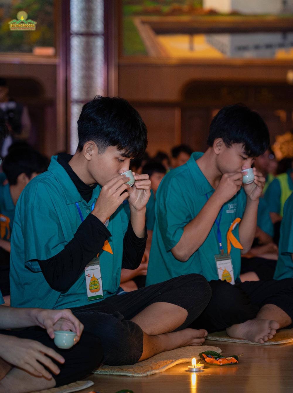 Young retreatants enjoyed tea and cakes while listening to stories that evoked a range of emotions during the season of gratitude