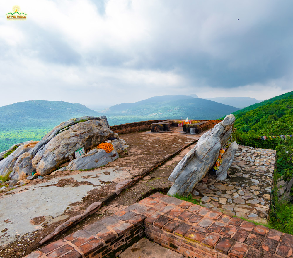 Remains of the Buddhas Fragrant Chamber at Vulture Peak