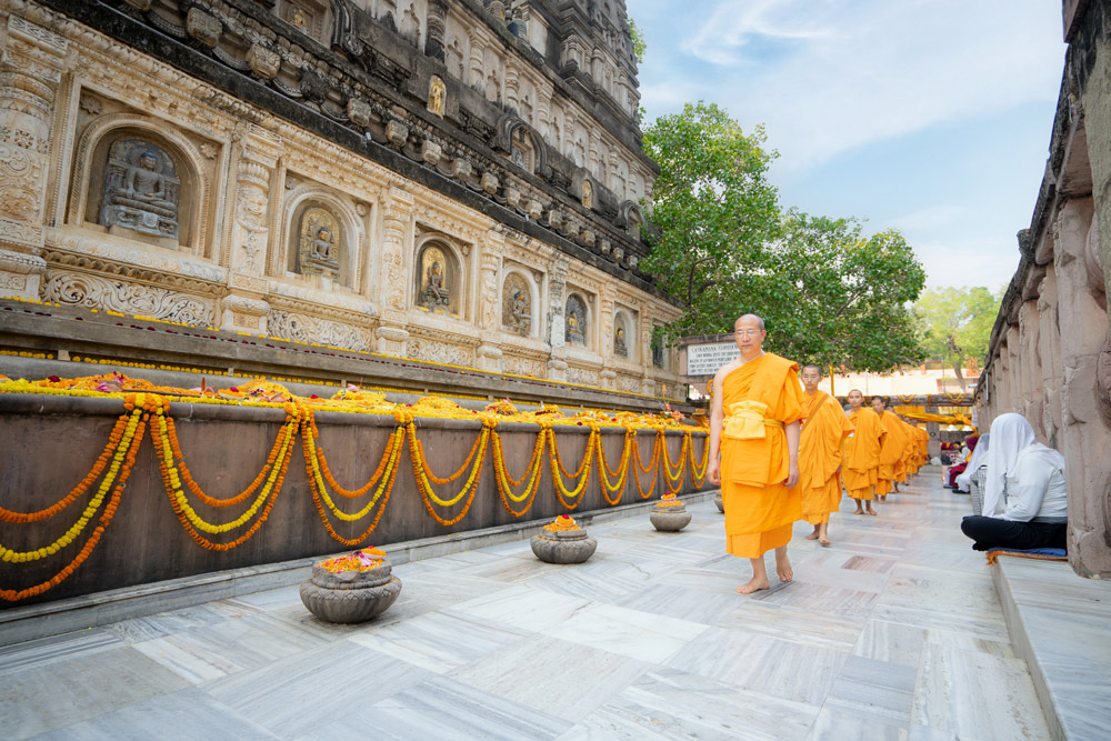 Mahabodhi Temple at Bodh Gaya, India, where Prince Siddhartha attained enlightenment, is evidence of the appearance of the Buddha in the world. Whoever goes on a pilgrimage to the “Land of the Buddha” couldnt miss visiting this place.