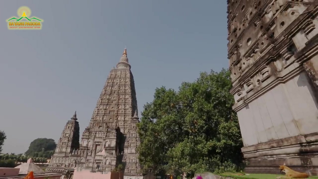 Mahabodhi Temple, one of the holiest sites of Buddhism, marking the spot of the Buddha's enlightenment
