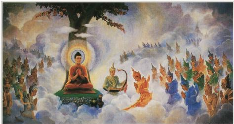 People of blessing will be reborn in realms of devas (gods) right after death