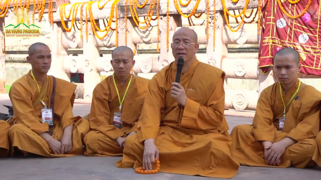 Thay Thich Truc Thai Minh gave some compelling Dharma talks at Bodh Gaya.