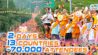 2 days, 13 countries, and about 70,000 attendees - a memorable grand celebration of Vesak