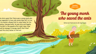 Buddhist picture book: The young monk who saved the ants