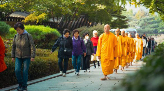 Practice walking meditation: Ease worries, awaken wisdom