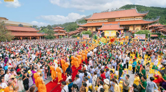 The Grand Vesak Celebration of Ba Vang Pagoda 2024 - Spreading the message of peace, compassion, and wisdom