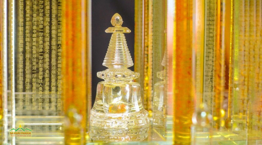 The Buddha's Relic - One of the three symbols of the Buddha's presence