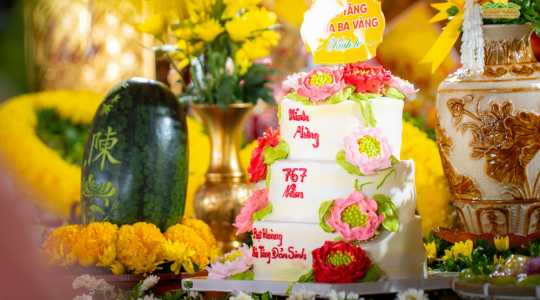 In deepest gratitude to the Patriarch: Ba Vang Pagoda celebrates the 767th birth anniversary of Buddhist King Tran Nhan Tong